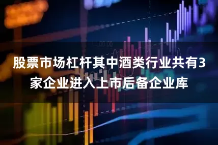 股票市场杠杆其中酒类行业共有3家企业进入上市后备企业库